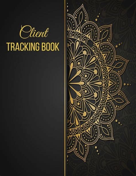 Download Client Tracking Book Hair Stylist Appointment Profile Salon Client Data Organizer  Client Management System Including Address Details And  Z Alphabetical Tabs  Black And Gold Mandala By Client Book Publishing