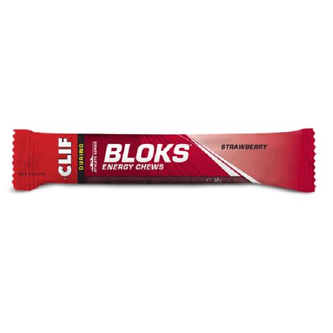 Clif Bloks Strawberry 60g Holland & Barrett