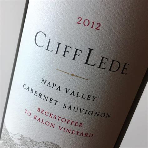 Cliff Lede Cabernet Sauvignon Napa Valley Beckstoffer To Kalon …