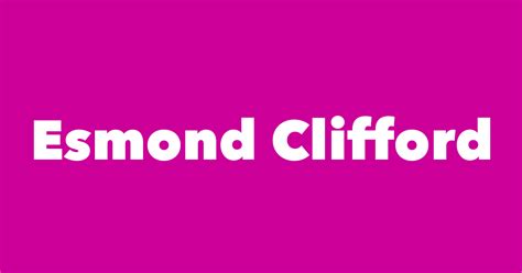 Clifford Esmond Facebook, Instagram & Twitter on PeekYou