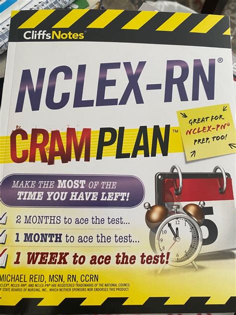 Full Download Cliffsnotes Nclexrn Cram Plan By Michael Reid