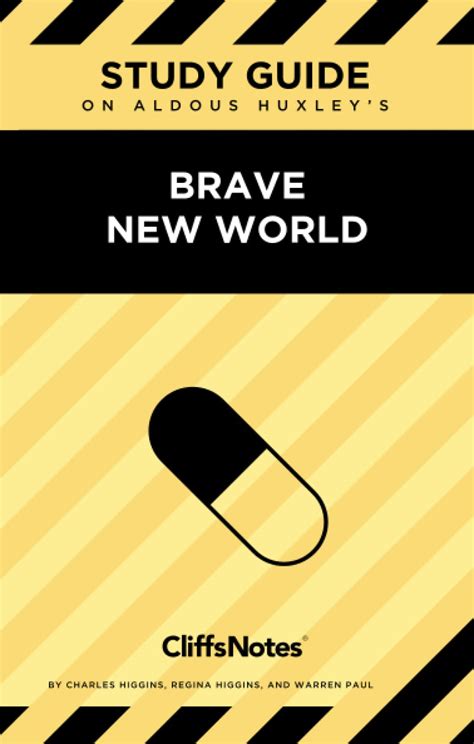 Read Online Cliffsnotes On Huxleys Brave New World Cliffsnotes Literature Guides By Charles Higgins