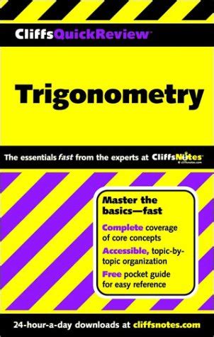 Read Online Cliffsquickreview Trigonometry By David A Kay