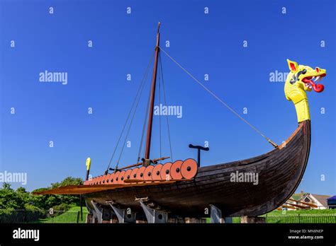 Cliffsend viking ship hi-res stock photography and images - Alamy