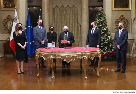 Clifton Grima sworn in as Education Minister - The Malta …