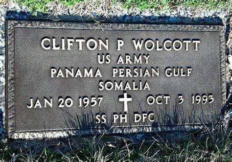 The Defense Department last night identified 4 of the 12 American soldiers known to have been killed as: Chief Warrant Officer Clifton P. Wolcott, 36, assigned to the 160th Special Operations .... 
