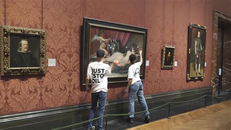 Climate activists smash glass protecting Velazquez’s Venus painting in London’s National Gallery