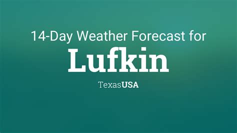 Climate in Lufkin, Texas