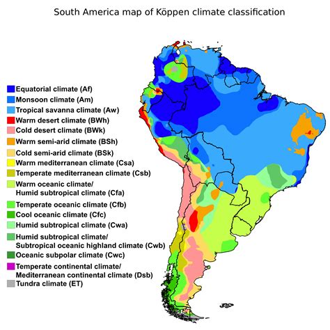 The economic powerhouse of South America has five climatic zones ranging from subtropical, highland tropical, equatorial and semi-arid to tropical. ... Brazil has a long and varied coastline spanning much of the eastern side of South America. The climate in Brazil along this coast does vary slightly depending upon distance from the equator .... 
