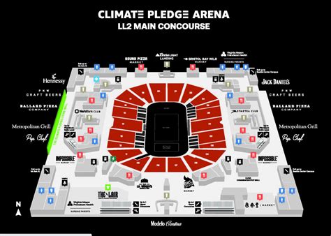Climate pledge arena interactive map. Sections 01, 02 and 26 are considered Symetra Club Seats for Kraken hockey games. Guests will enjoy one of the best views at Climate Pledge Arena from directly behind the player benches (the WaFd Club Seats are on the opposite side). Each section has up to 25 rows of seats that are lettered (e.g.: Row A). 