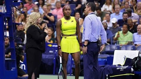 Climate protest interrupts US Open semifinal between Coco Gauff and Karolina Muchova
