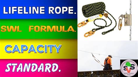 Climbing rope working load.  This weight limit is typically determined by Below you will...