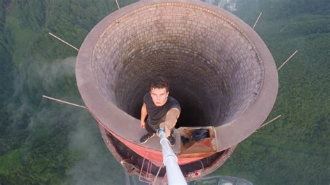 Climbing the TALLEST Chimney in France (300m) - YouTube