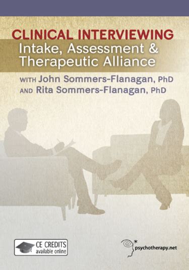 Clinical And Assessment Therapeutic Intake Interviewing