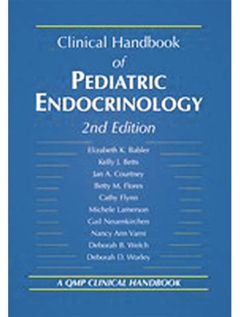 Clinical handbook of pediatric endocrinology second edition. - Free 1999 buick century service manual.