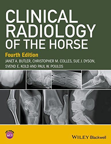 Read Clinical Radiology Of The Horse With Cdrom By Janet A Butler