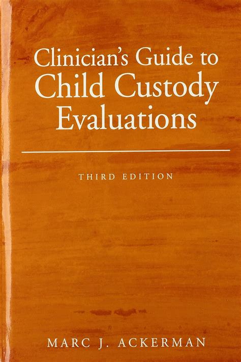 Clinicians guide to child custody evaluations by marc j ackerman. - Nash vacuum pump cl 3002 maintenance manual.