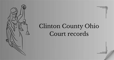 Clinton County Court Records Ohio