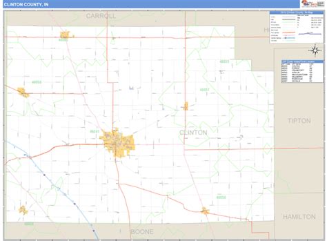 Clinton Indiana Map Zip Code Map