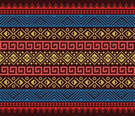 Clipart Red Aztec Pattern