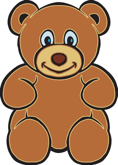 Watercolor Teddy Bear clipart, Teddy Bear clipart, C