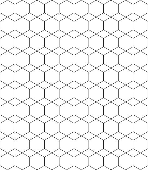 Clipart regular hexagon pattern