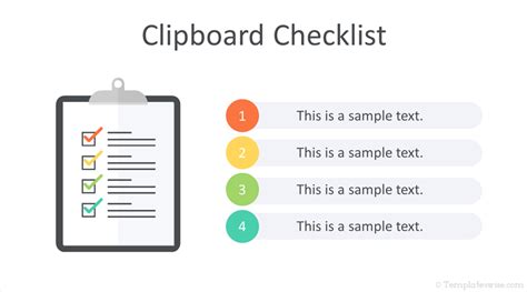 Clipboard Checklist Powerpoint Template Templateswise Com