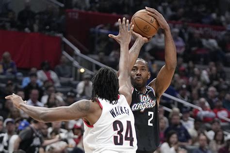 Clippers beat Blazers to bolster hopes of avoiding play-in