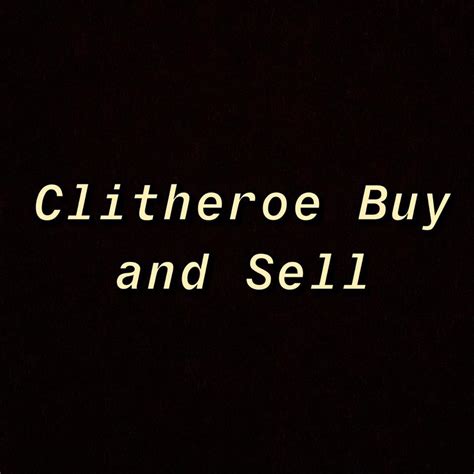 Clitheroe buy and sell Selling as now outgrown size 6