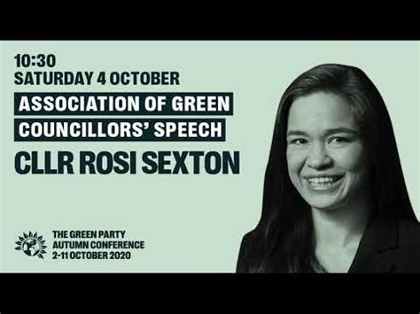 Cllr Rosi Sexton Green Party Autumn Conference 2024 - YouTube