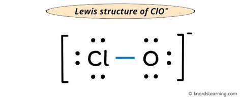 Clo lewis structure valence electrons.  Learn how to apply Lewis dot struct...