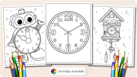 Clock Coloring Shee