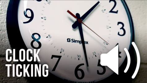 Clock ticking sound. Clock Ticking Sound Effect 🕪 Can I use these sound effects in my videos/games/media?Yes, these sounds are free to use in anyway. I just ask that you credit... 