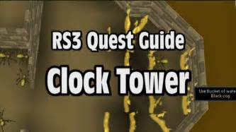Clock tower rs3. A Runescape guide for the quest: The Clocktower. A complete walkthrough start to finish no fast forwarding or music, just what you need to know to complete i... 