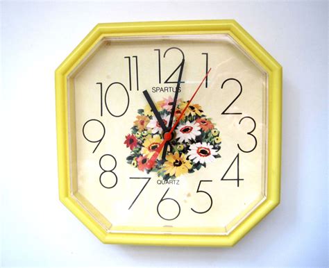 Clocks With Flowers for Kitchen Wall - Etsy