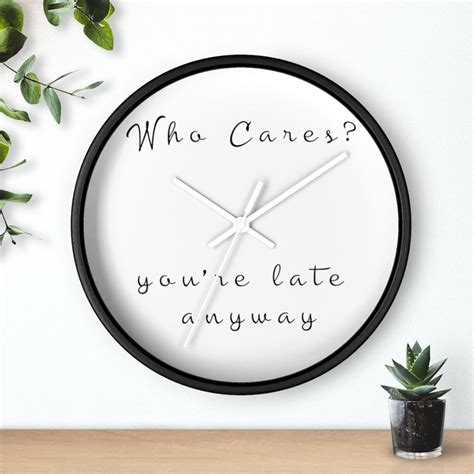 Clocks for Late People - Etsy