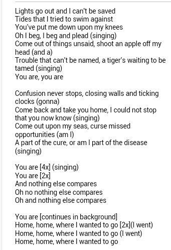 Clocks lyrics. Clocks Lyrics by Coldplay from the The Best of Now That's What I Call Music! 10th Anniversary album- including song video, artist biography, translations and more: The lights go out and I can't be saved Tides that I tried to swim against Have brought me down upon my knees Oh I be… 
