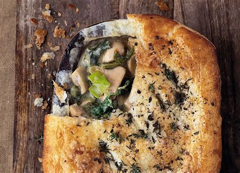 Clodagh McKenna’s chicken, mushroom and kale pie