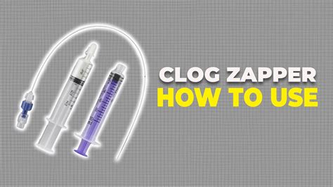 Clog Zapper demonstration - YouTube