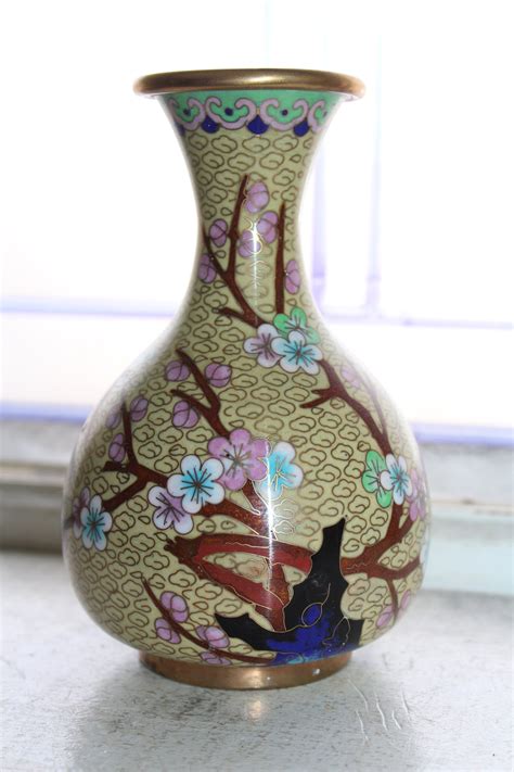 Cloisonné Bird Vase - Etsy Singapore