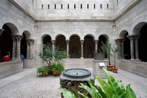 The Cloisters building and adjacent 4-acre gardens were designed by Charles Collens. Construction took place from 1933 to 1938 and included elements from abbeys that were imported over from Catalonia and France. The Cloisters building and gardens officially opened on May 10, 1938.. 