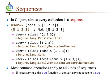 Clojure Guides: Collections and Sequences in Clojure