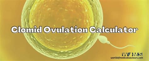 Clomid Ovulation Calculator