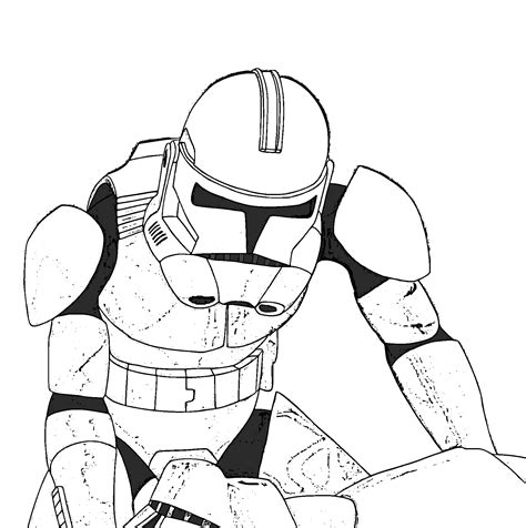 Clone Trooper Coloring Pages