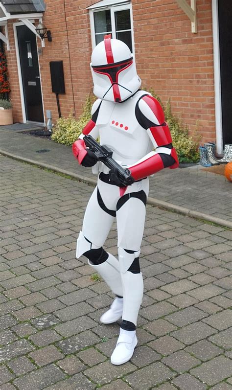 Clone trooper armor cosplay.  March into battle with the Phase 1 Clone ...