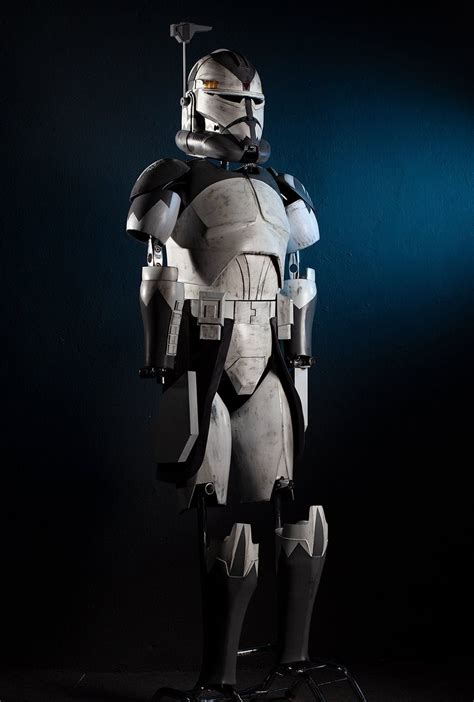 The movie realistic clone armor is very different from the animated style of clone troopers in The Clone Wars television series. Movie Realistic Armor THE CLONE WARS The animated series Star Wars: The Clone Wars, introduced a wide variety of clone troopers that make up the grand army of the Republic.. 