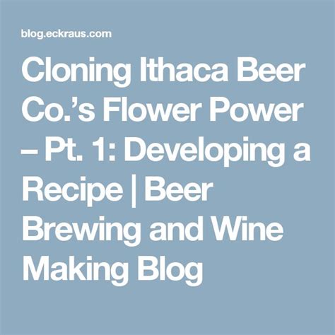 Cloning Ithaca Beer Co.