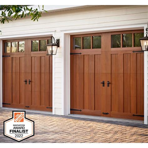 Clopay garage door home depot. A: Chris, this price shown includes all the necessary hardware to complete the installation when replacing an existing garage door. If this is a new install, you will need to install the Rear Track Hanger. Clopay sells a kit for this on … 