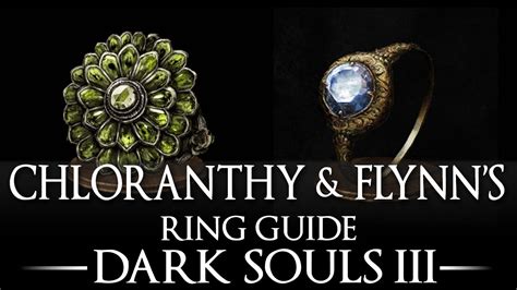 Jan 31, 2022 · Cloranthy Ring. This ancient ring, engraved with a large green flower, is of unknown origin. Hastens the regeneration of stamina. Cloranthy Ring is a Ring in Dark Souls and Dark Souls Remastered. Players can equip up to 2 Rings, but equipping two of the same item is not possible. . 