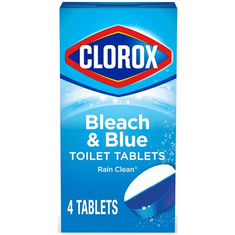 Clorox toilet tablets. Clorox™ Ultra Clean Toilet Tablets kill 99.9% of bacteria and deodorizes your toilet with the power of Clorox™ bleach. This toilet bowl cleaning tablet, effectively cleans and prevents stains with each flush, eliminating the need to scrub every time. Each tablet delivers a long lasting bleach clean and is good for up to 3 months. 